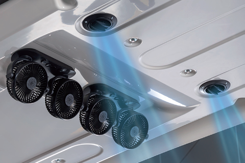 Independent Air Vents for Each Seat
